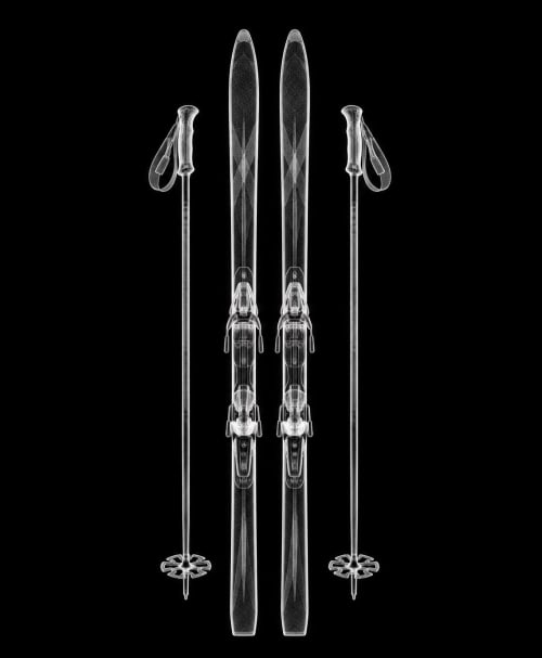 EXPOSED WINTER — CROSS-COUNTRY SKIS WITH POLES | Decorative Objects by Exposedart