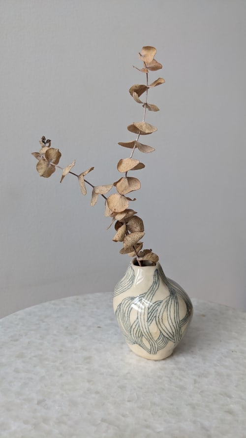 Bud vase | Vases & Vessels by TinyDogCeramics