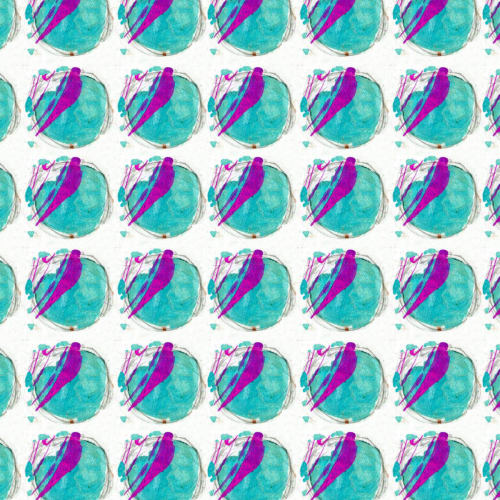Lesson No. 9, Teal | Fabric in Linens & Bedding by Philomela Textiles & Wallpaper