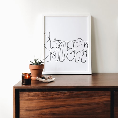 Desert Dreams | 16 x 20 Screen Print | Prints by Little Korboose