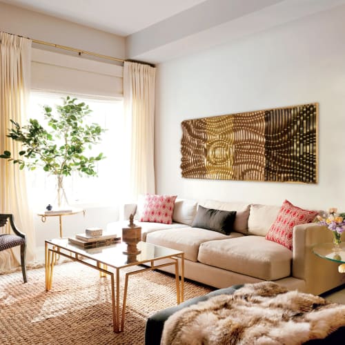 "Sunrise" Parametric Wood Wall Art Decor | Wall Hangings by ArtMillWork Design