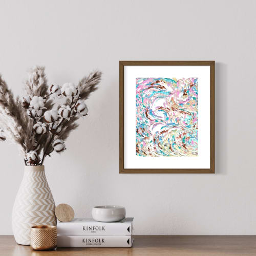 Spirit of Cacao Giclee Paper Print | Prints by Monika Kupiec Abstract Art