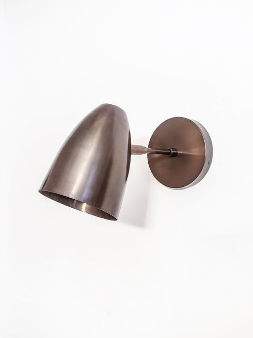 Adjustable Wall Sconce - Industrial Wall Light - Bronze | Sconces by Retro Steam Works
