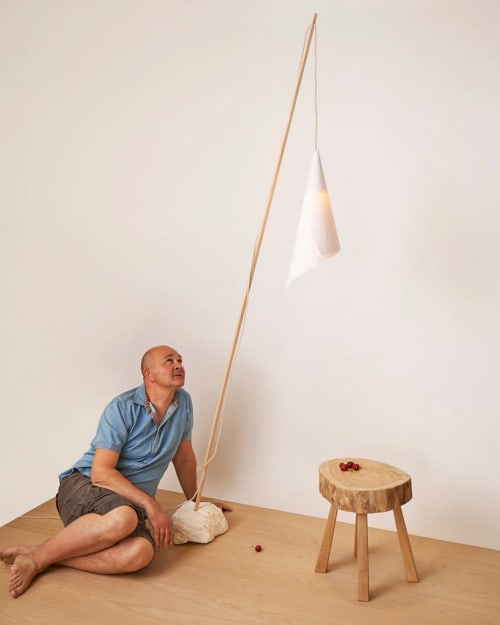 Natural Wooden Lamp | Lamps by VANDENHEEDE FURNITURE-ART-DESIGN
