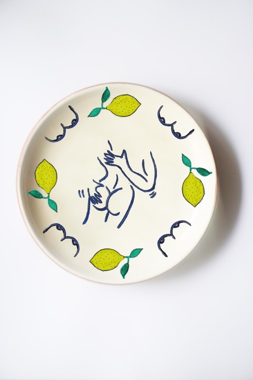 Dans ton jus Plate | Dinnerware by OM Editions