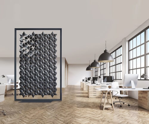 Freestanding room divider Facet 170 x 258cm | Decorative Objects by Bloomming, Bas van Leeuwen & Mireille Meijs