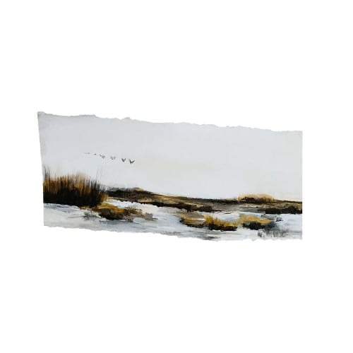 Thomas - original | Mixed Media in Paintings by Mande Calhoun Art