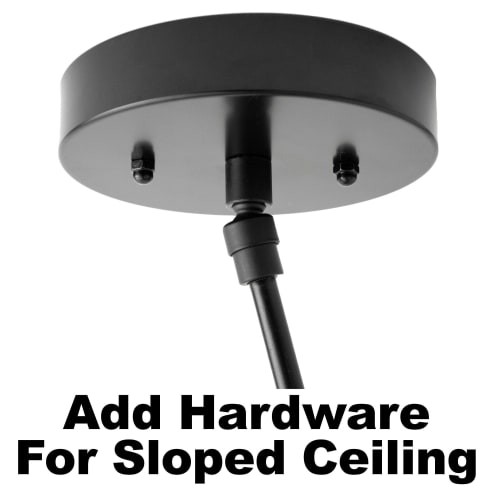 Add-on - Hardware for Sloped Ceiling | Lighting by Peared Creation