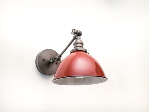Swinging Adjustable Wall Light - Industrial Sconce | Sconces by Retro Steam Works