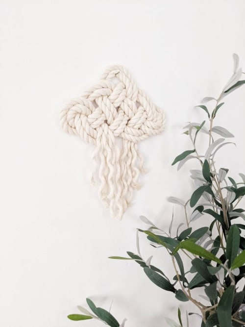 THE CLOUD, Small Macrame Cloud Wall Hanging, Rope Wall | Wall Hangings by Damaris Kovach