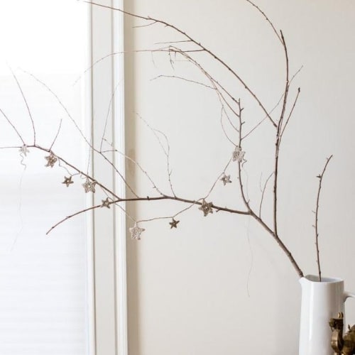 Tiny Crochet Star Garland DIY KIT | Ornament in Decorative Objects by Flax & Twine