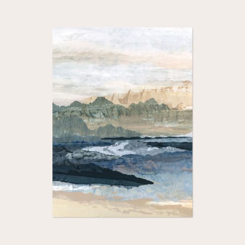 Summer Awakening Art Print - Abstract Nature Landscape | Prints in Paintings by Lara Eckerman Art