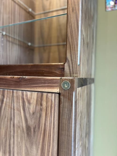 STUNNING BLACK WALNUT China cabinet!! | Storage by Pelican State Woodworks