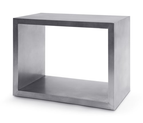 Piero Lamp Table stainless steel | Side Table in Tables by Greg Sheres