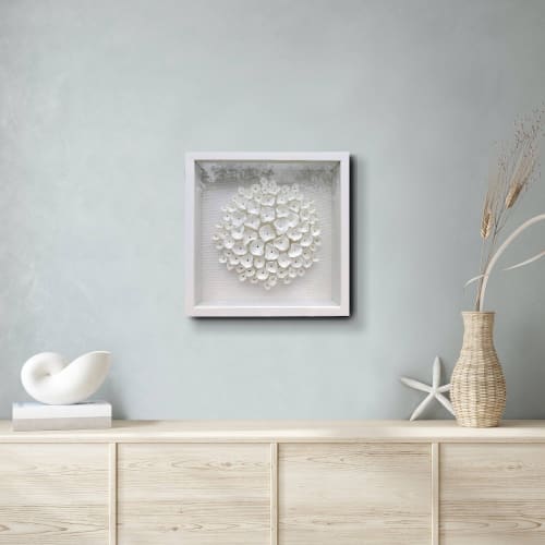 "Connection, floral" | Wall Sculpture in Wall Hangings by Art By Natasha Kanevski