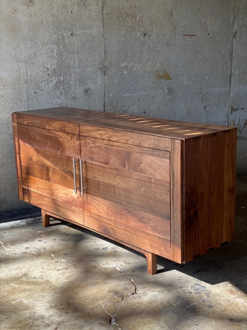 El Capitan Credenza + Media Cabinet | Media Console in Storage by The Timbered Wolf by Christopher Dean