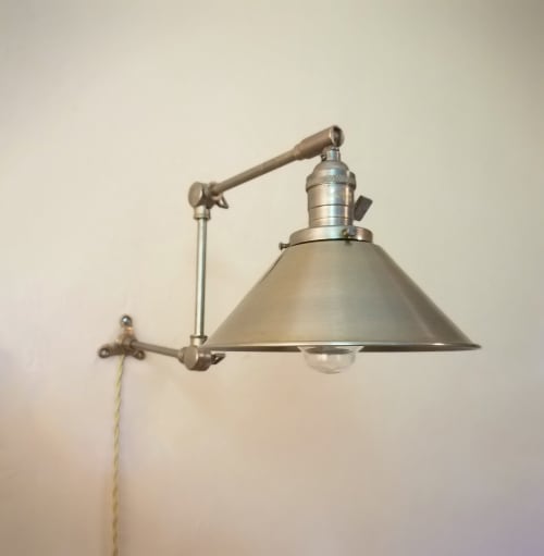 Plug in Kitchen Shelves Sconce - Adjustable Wall Light | Sconces by Retro Steam Works