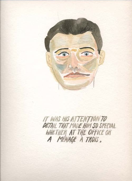 Caring goes a long way. | Watercolor Painting in Paintings by Eric Farache Artist