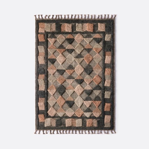 Lisboa Rug Multi Grey | Work by District Loom