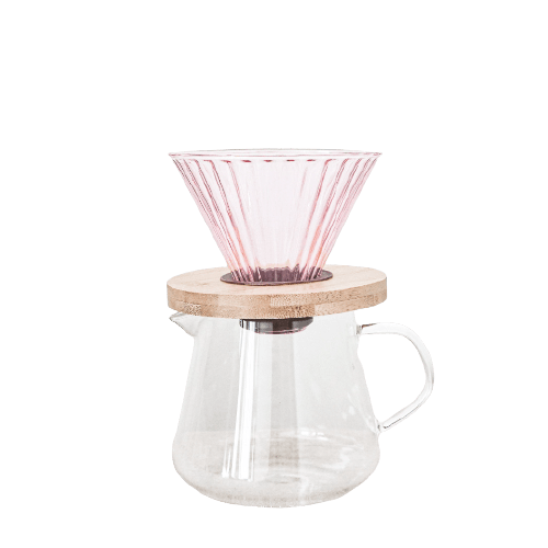 Pink Pastel Pour Over Set | Drinkware by Vanilla Bean