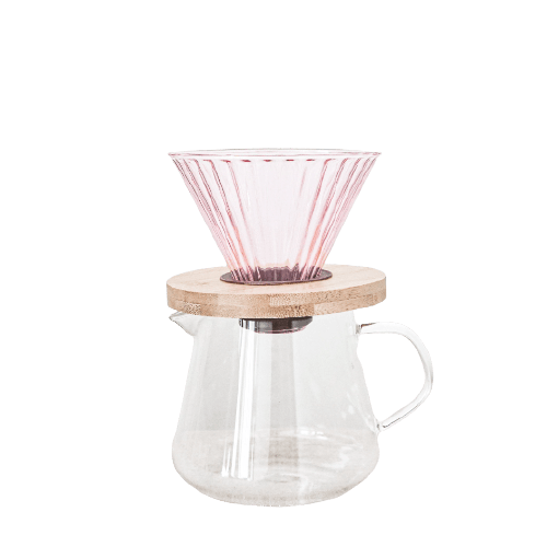 Pink Pastel Pour Over Set | Cup in Drinkware by Vanilla Bean