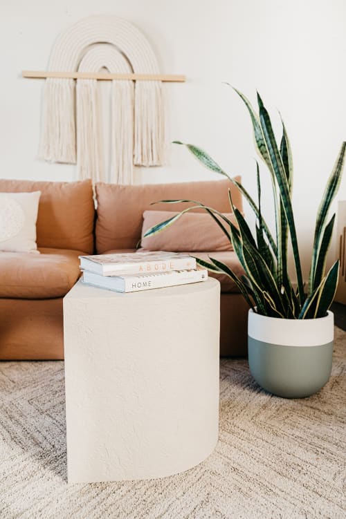 "Drumline" High Arch Drum End Table | Coffee Table in Tables by Candice Luter Art & Interiors