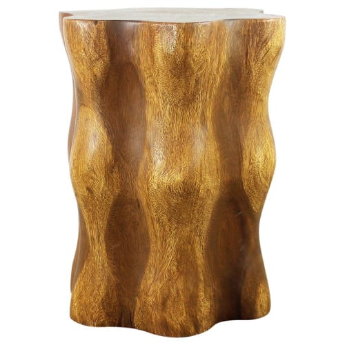 Haussmann® Wood Stump End Table Knobby Root 16 in D x 20 in | Tables by Haussmann®