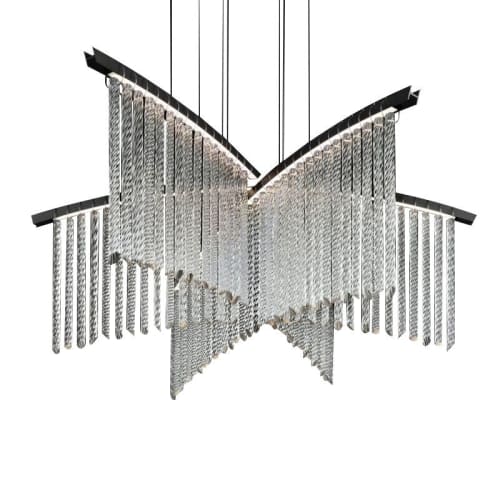Alan Mizrahi QZ0318 Palmyra 3-Arms | Chandeliers by Alan Mizrahi Lighting Design