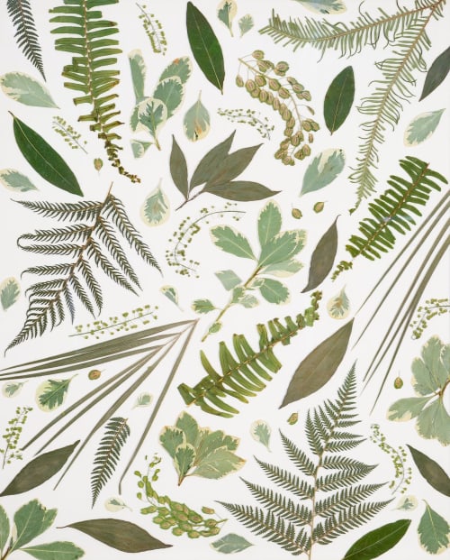 Print - Puzzled Green | Prints by Sarah Ebert Art