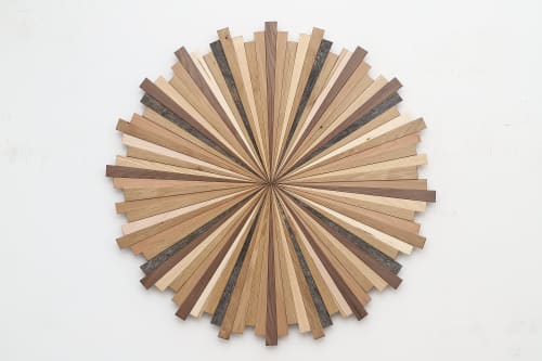 Starburst Natural #1: wood wall art | Wall Sculpture in Wall Hangings by Craig Forget