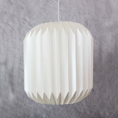 Lantern - Origami Paper Lampshade Eco-friendly | Pendants by Studio Pleat