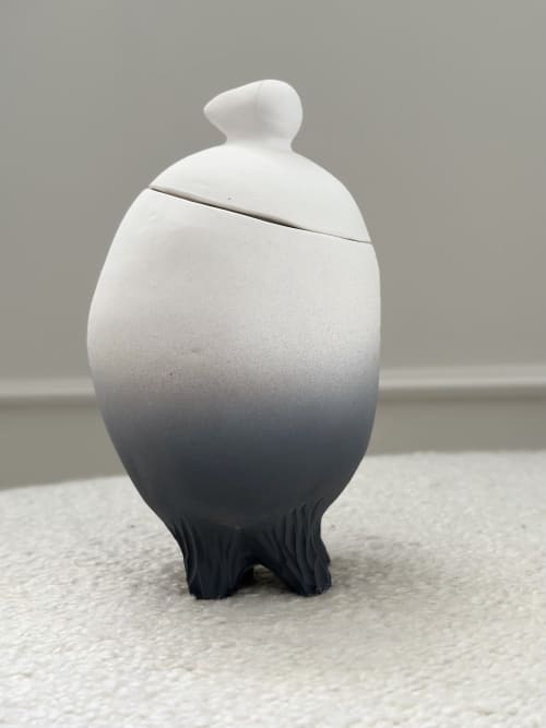 Moon Shadow Monster Vessel - Limited Edition of 15 | Vase in Vases & Vessels by Kate Kabissky
