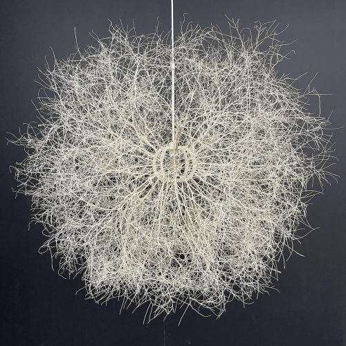 Tumbleweed Chandelier - White | Chandeliers by Farmhaus + Co.