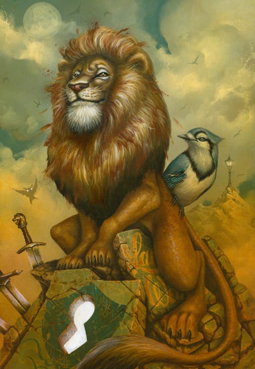 "He's Not A Tame Lion" | Paintings by Craola