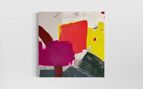 Mini Fini No. 14 | Oil And Acrylic Painting in Paintings by Sarah Finucane