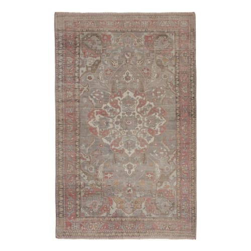 Hand-Knotted Anatolian Karapinar Rug - Designer Carpet | Rugs by Vintage Pillows Store