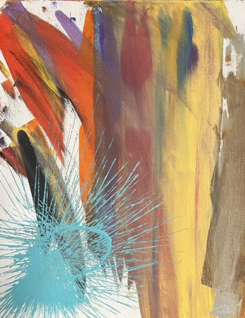 They Carry the Aztec Shields (16"x20") | Mixed Media in Paintings by The Art Of Gary Gore