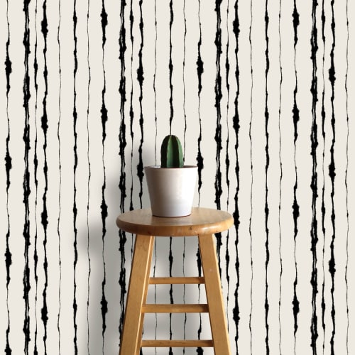 Effusion Stripe Wallcovering: 24in wide x 10ft long