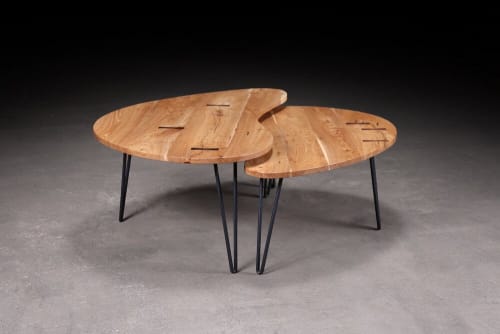 Elm Kidney Nesting Tables | Tables by Urban Lumber Co.
