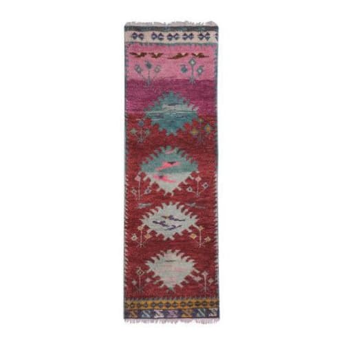 Vintage Red Turkish Tulu Runner 2'2'' X 6' | Rugs by Vintage Pillows Store