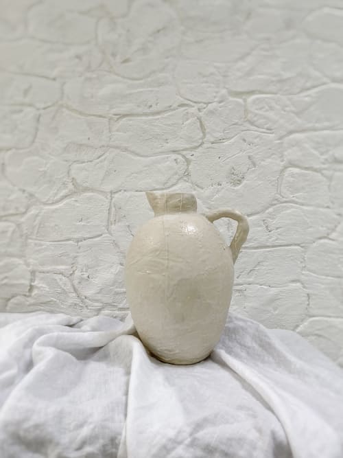 Handmade Ceramic Amphora Jug Vessel | Vessels & Containers by MUDDY HEART