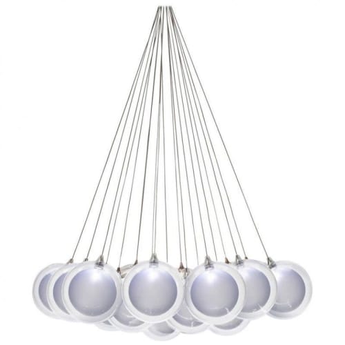 Alan Mizrahi IQ2076 Kadur Frost | Chandeliers by Alan Mizrahi Lighting Design