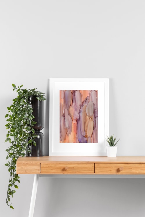 Sunlit Bay | Mixed Media in Paintings by Megan Spindler