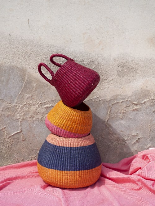 Bolo Colour Block Baskets | Storage by AKETEKETE