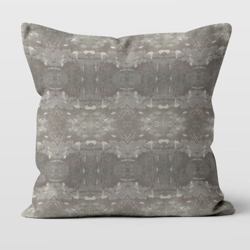 Mast Cotton Linen Throw Pillow Cover | Pillows by Brandy Gibbs-Riley
