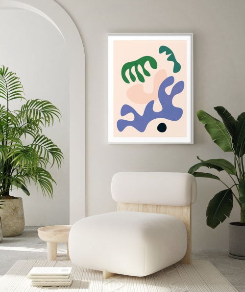 Midcentury Modern wall art, Colorful Abstract wall art | Prints by Capricorn Press
