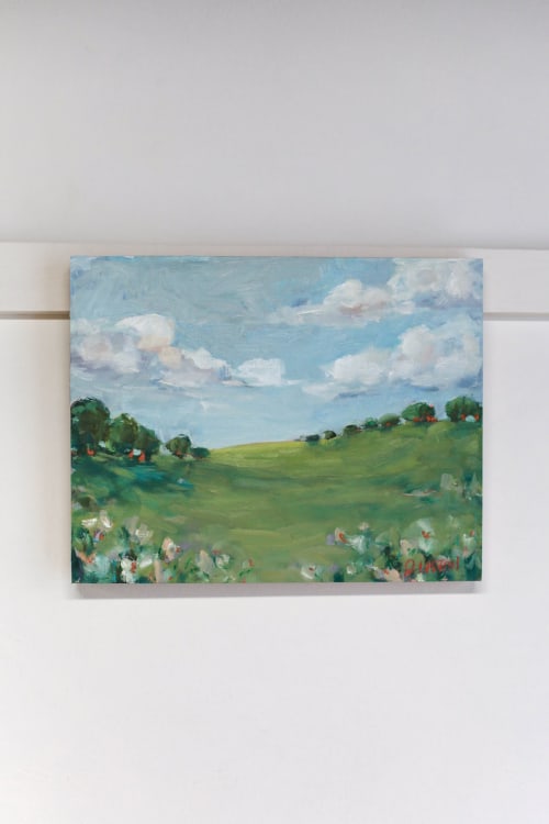 Sunny Field No. 1 | Oil And Acrylic Painting in Paintings by JoAnna Liston | Lily Field Studio