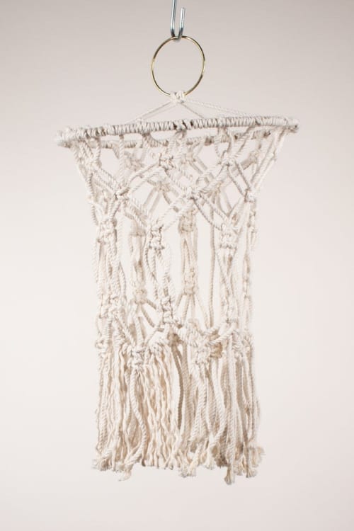 Macramé Lantern | Macrame Wall Hanging in Wall Hangings by Modern Macramé by Emily Katz