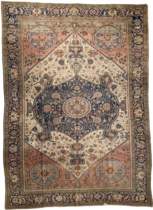 High-End Collector's Antique Rug | 8.4 x 11.4 | Majestic | Area Rug in Rugs by The Loom House