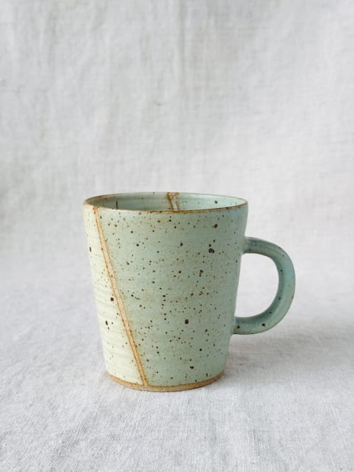 Mugm Coffee Mug- Seafoam, Modern Handmade Ceramics | Drinkware by Tomoko Ceramics